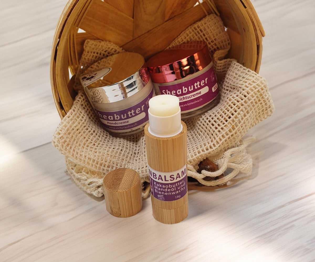 Luxury Muttertag Beauty Gift Set â Handcreme, Gesichtscreme & Lippenbalsam â Handmade Swiss Naturkosmetik Schweiz