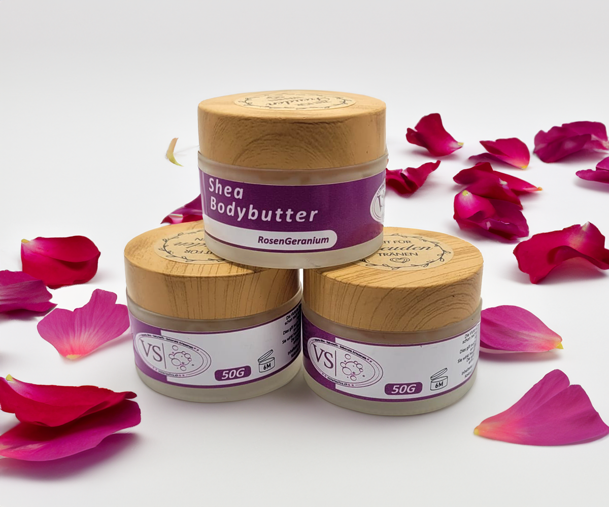 Sheabodybutter Rosen Geranium 50 Gr