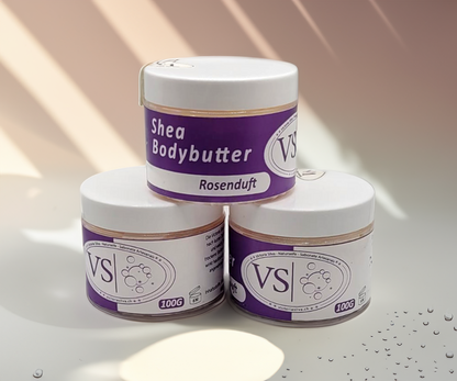 Sheabody Butter (Duft: Rosenduft) 100g