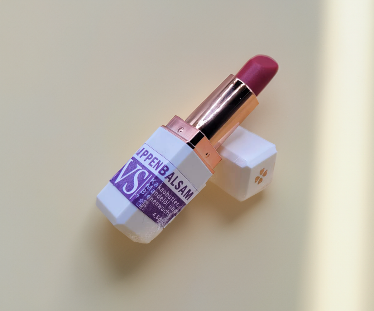 Lippenbalsam Rot mit ätherischen Ölen aus Vanille 8g