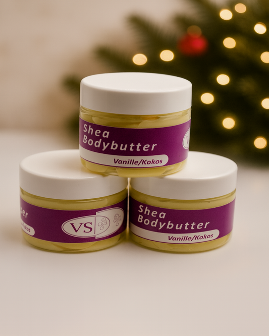 Sheabodybutter Vanille und Kokos - 30 Gr.