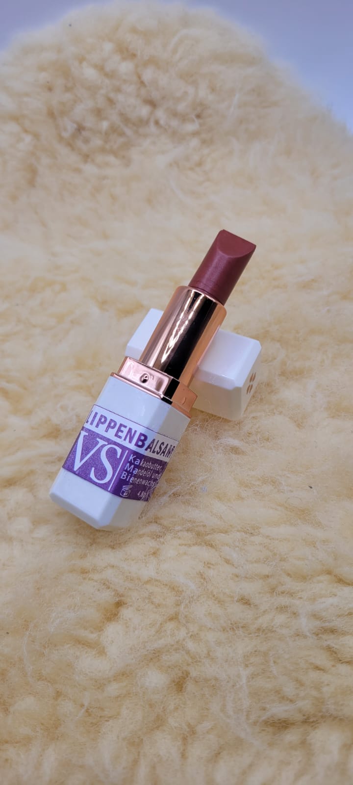 Lippenbalsam Rot mit ätherischen Ölen aus Vanille 8g