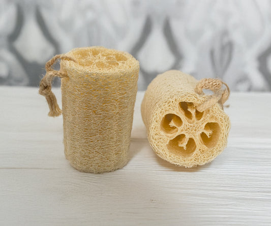 Bio-Luffa-Schwammbad zum Schrubben in der Dusche und Reinigen in der Küche