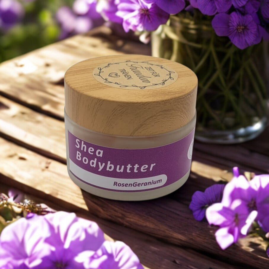 Sheabodybutter Rosen Geranium 50 Gr